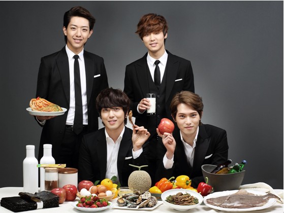 CNBLUE作為宣傳大使積極將韓國農水產食品推廣到全球，公開K-Food TVC！
