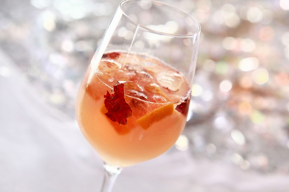 臺北寒舍艾美酒店_甜玫繽紛氣泡酒