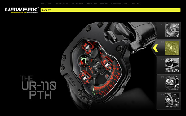 瑞士腕表品牌Urwerk 推出全新版升級網(wǎng)站