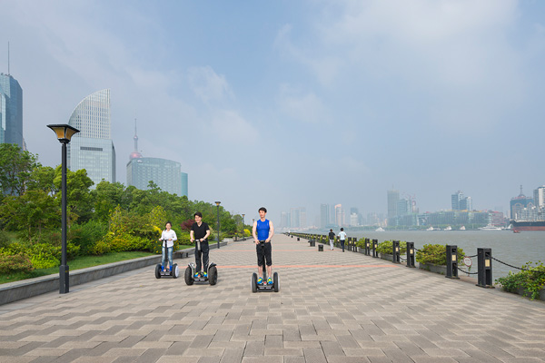 上海浦東文華東方酒店推出Segway靈動車駕駛體驗