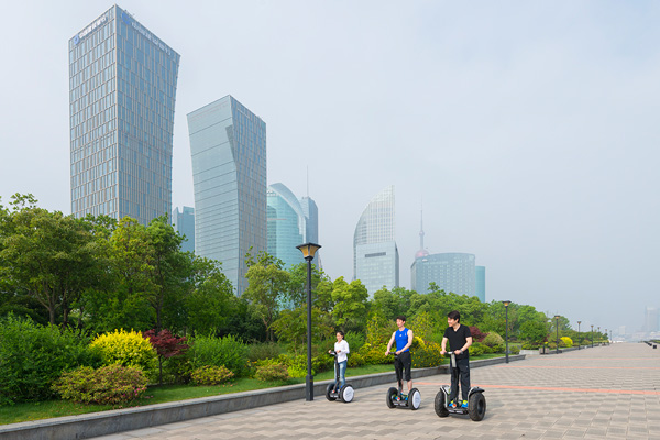 上海浦東文華東方酒店推出Segway靈動車駕駛體驗