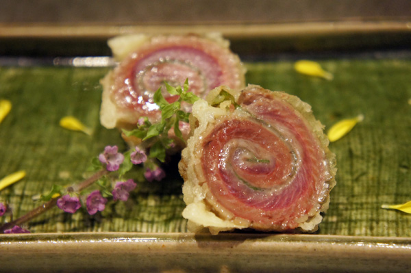 「吟彩」時令創作天婦羅 帶來「新」鮮體驗