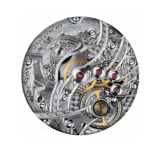 Blancpain Villeret 系列微雕機(jī)芯：低頭思故鄉(xiāng)
