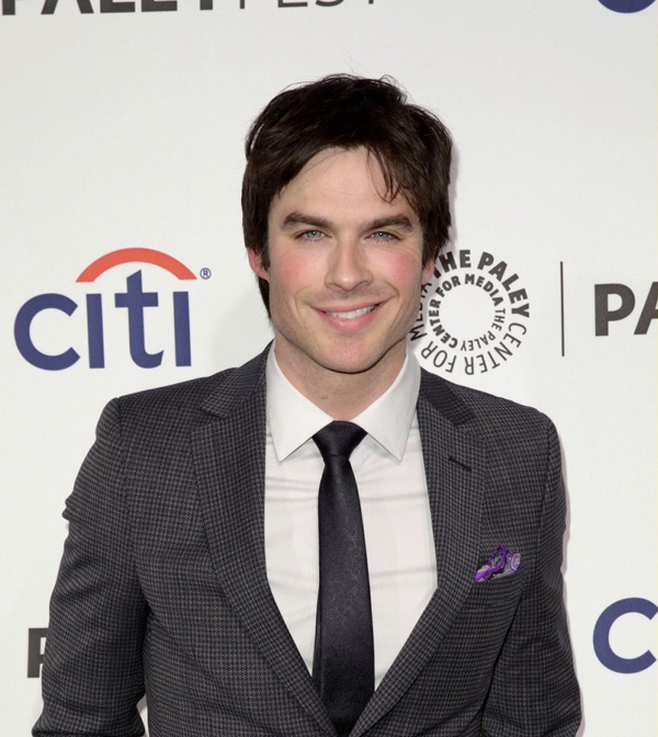 Ian Somerhalder 身著Z Zegna出席電視節
