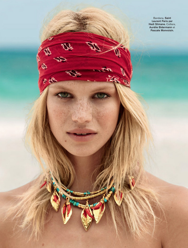 Nadine Leopold《Glamour》法國版2014年6月號(hào)