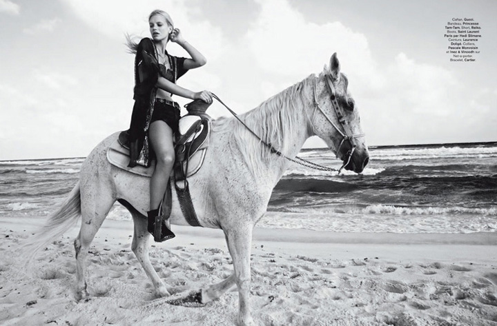 Nadine Leopold《Glamour》法國版2014年6月號