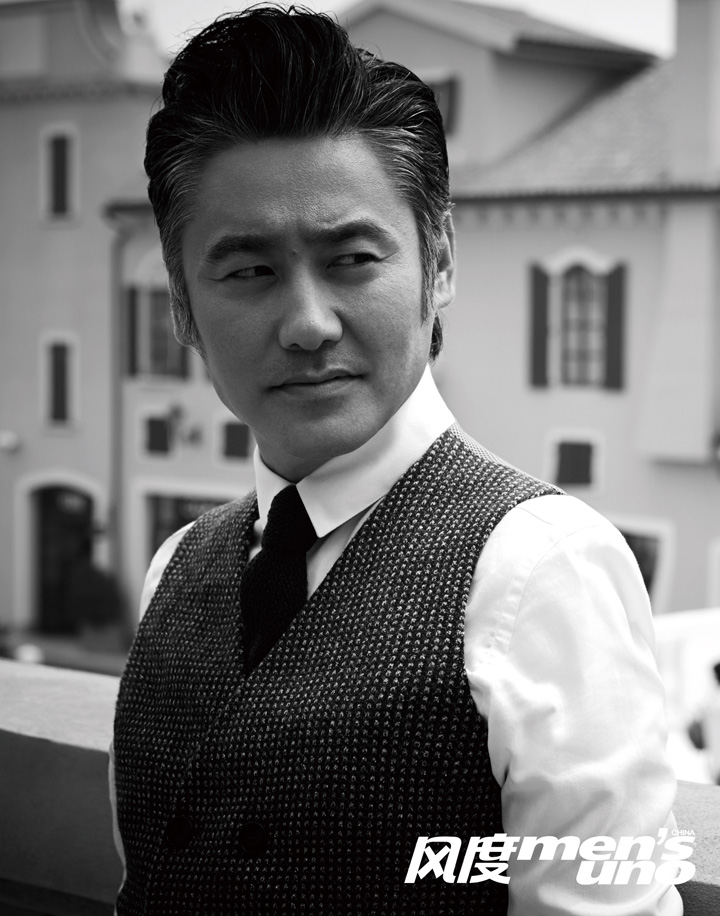 吳秀波《風度mens’ uno》2014年8月號