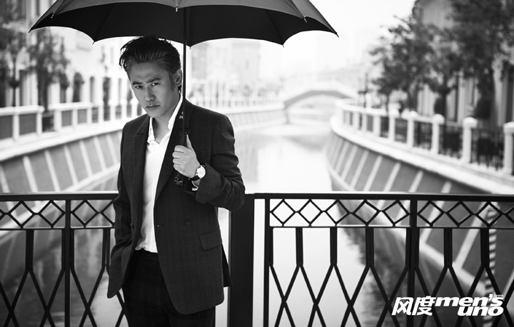 吳秀波《風度mens’ uno》2014年8月號