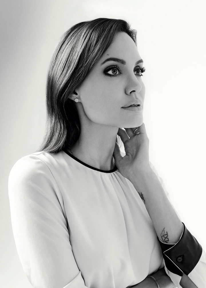 Angelina Jolie《好萊塢報道》2015年1月號