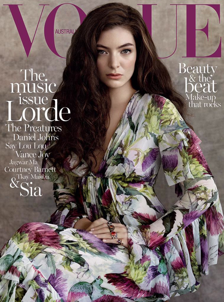 澳洲小天后Lorde  登封面展現優雅成熟美