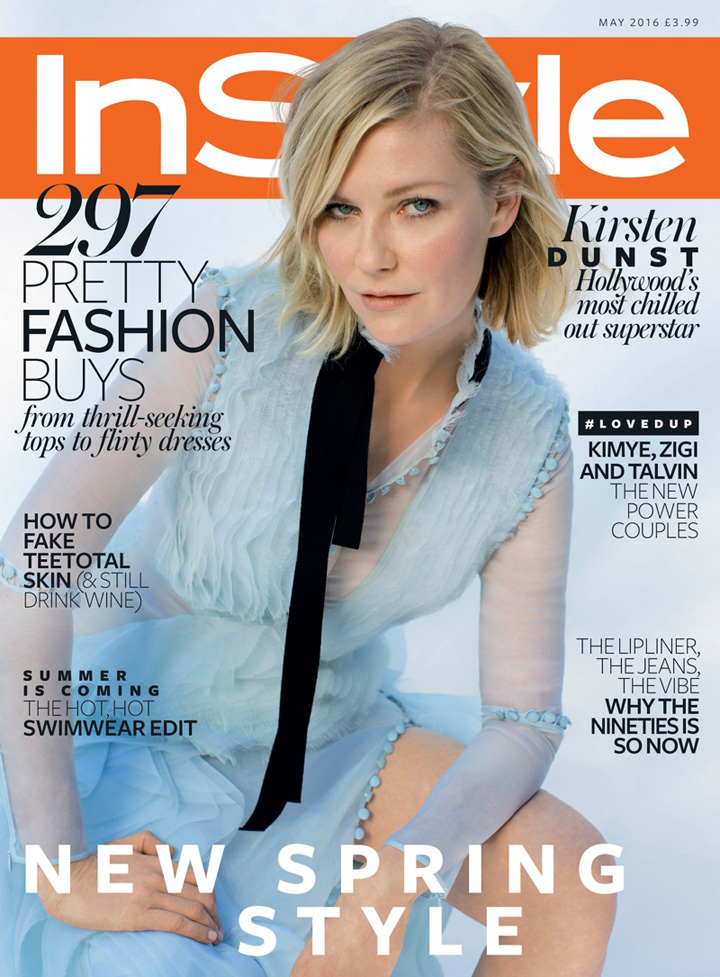 Kirsten Dunst《InStyle》英國版2016年5月號