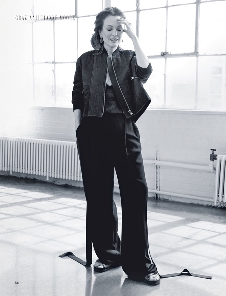 Julianne Moore《Grazia》意大利版2016年5月號(hào)