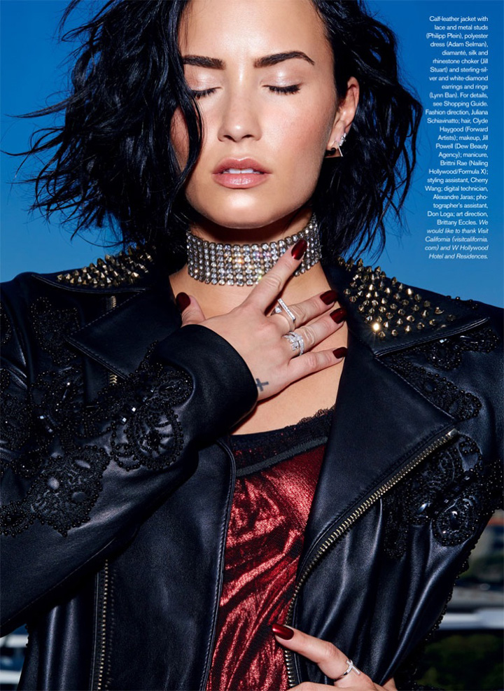 Demi Lovato《Elle》加拿大版2016年9月號