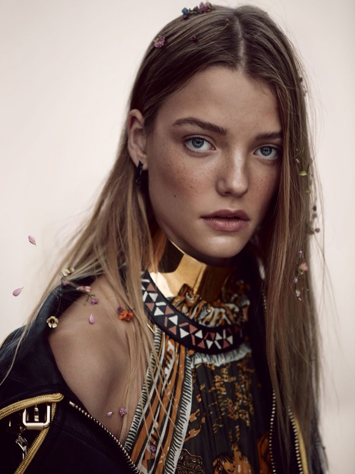 Roos Abels《Vogue》中國版2016年2月號