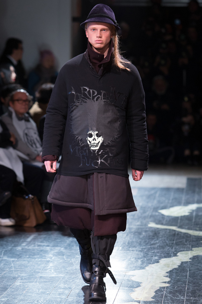 Yohji Yamamoto 2016秋冬男裝流行發布