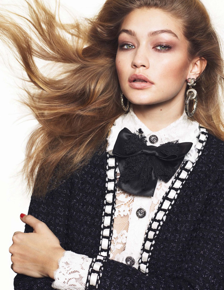 Gigi Hadid《Vogue》法國版2016年3月號