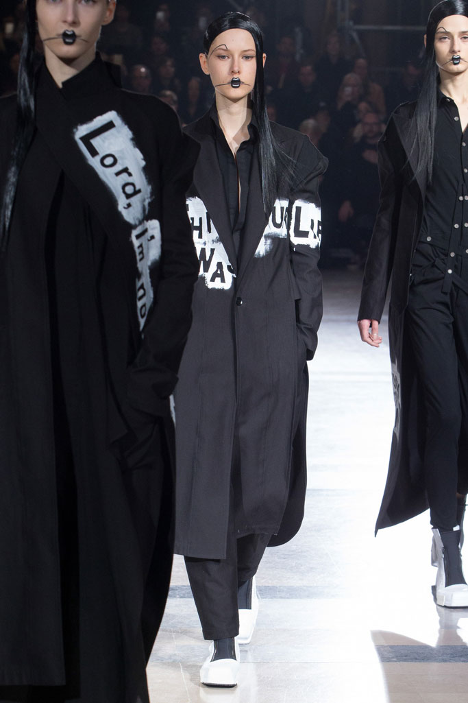 Yohji Yamamoto 2016秋冬流行發布