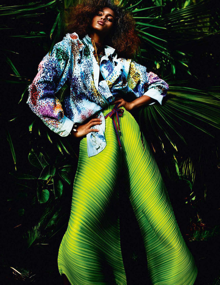 Imaan Hammam《Vogue》法國版2016年5月號(hào)