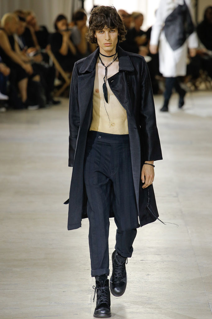 Ann Demeulemeester 2017春夏男裝流行發布