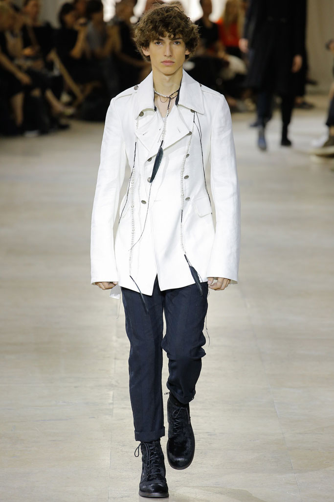Ann Demeulemeester 2017春夏男裝流行發布