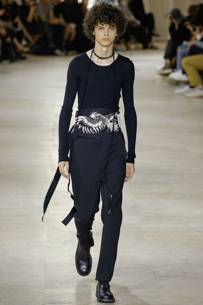Ann Demeulemeester 2017春夏男裝流行發布