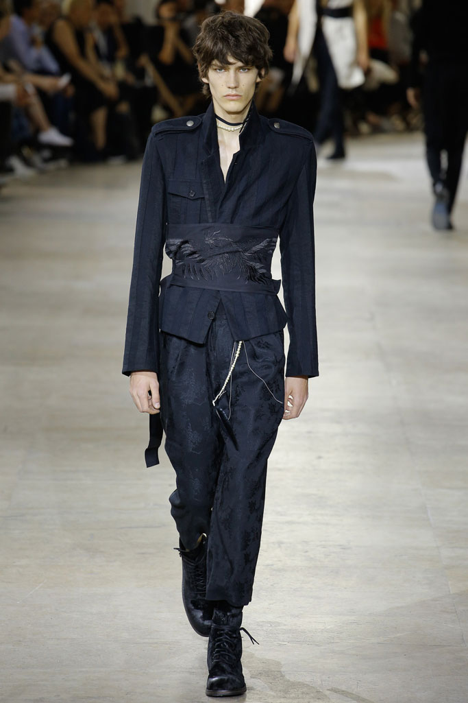 Ann Demeulemeester 2017春夏男裝流行發布