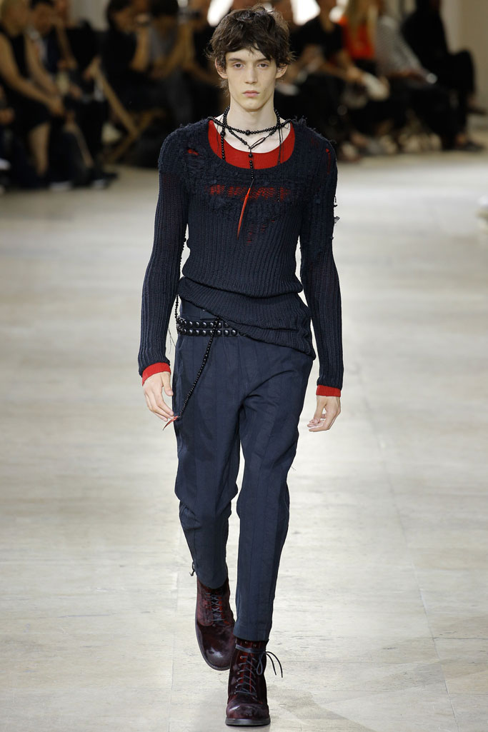 Ann Demeulemeester 2017春夏男裝流行發布