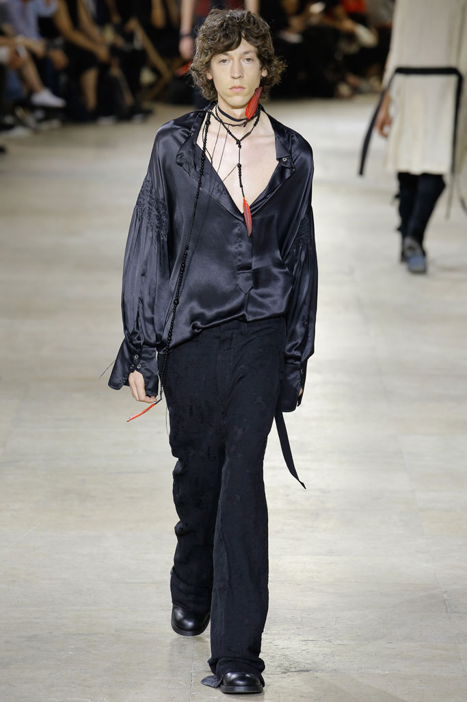 Ann Demeulemeester 2017春夏男裝流行發布