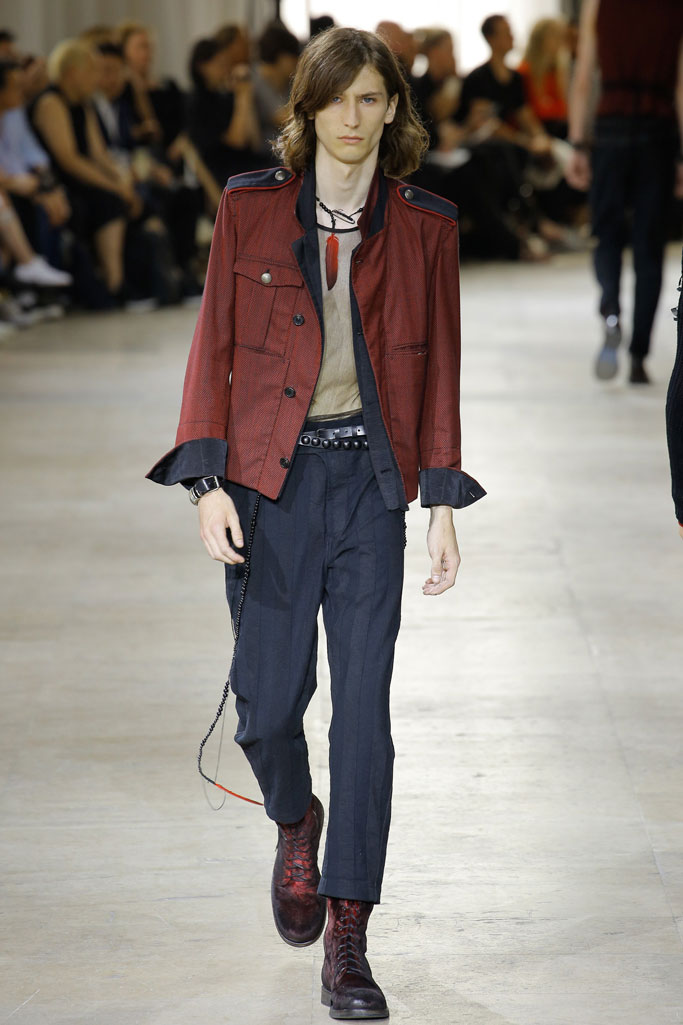 Ann Demeulemeester 2017春夏男裝流行發布