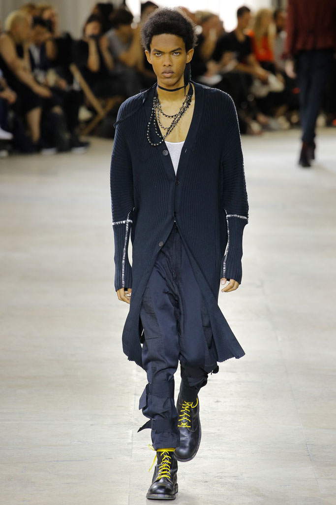 Ann Demeulemeester 2017春夏男裝流行發布