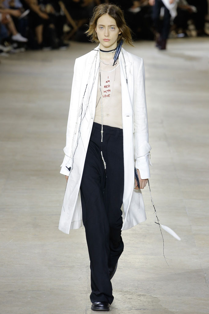 Ann Demeulemeester 2017春夏男裝流行發布