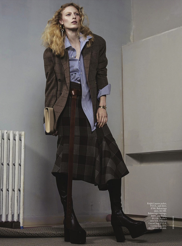Julia Nobis《Vogue》澳大利亞版2016年12月號