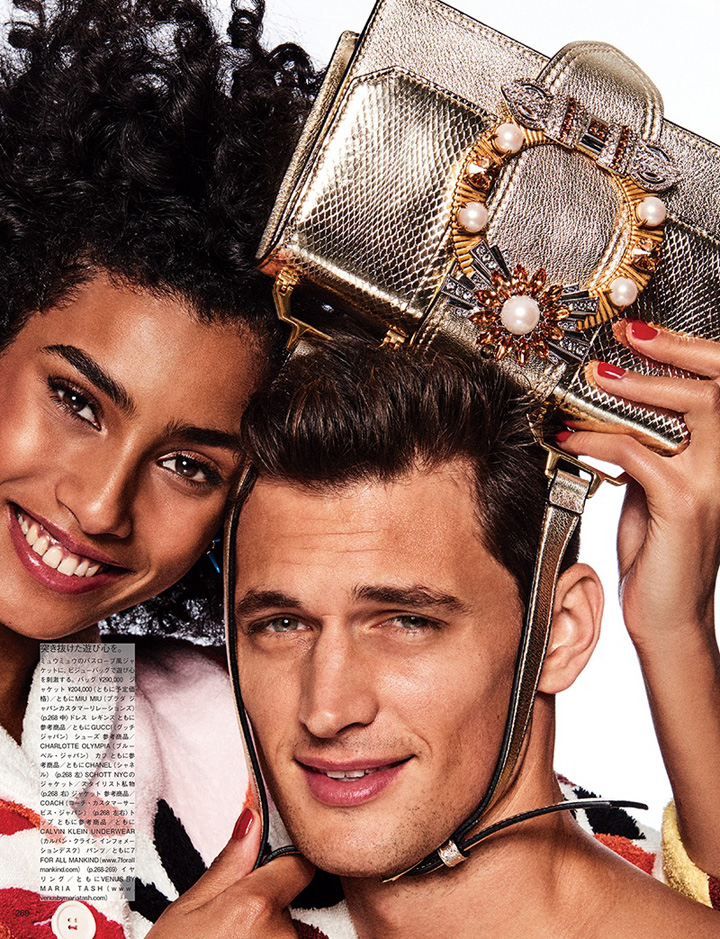 Imaan Hammam《Vogue》日本版2017年5月號