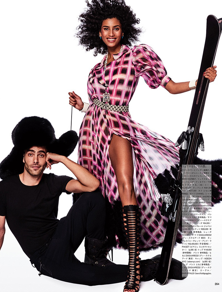 Imaan Hammam《Vogue》日本版2017年5月號