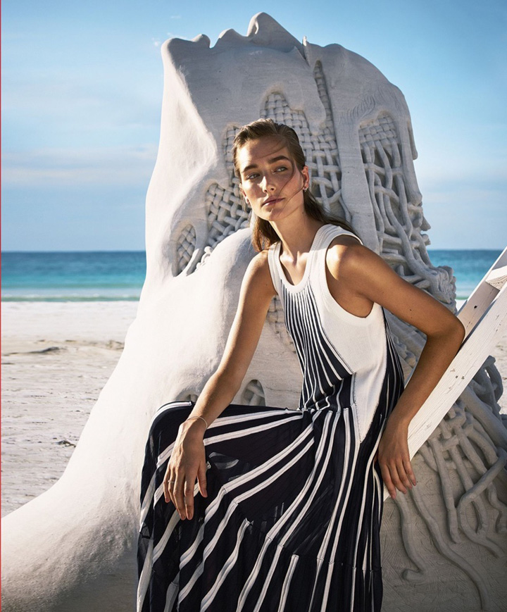 Josephine le Tutour《Harper’s Bazaar》美國版2017年4月號