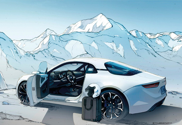 雷諾發布Alpine Vision概念車 量產車年底問世
