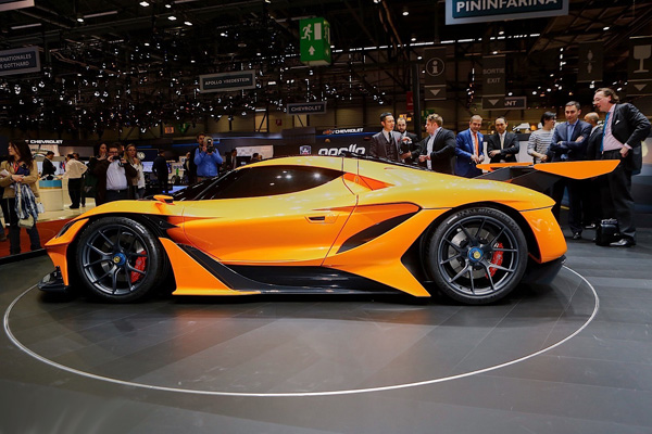 Apollo Arrow 跑車日內瓦首發亮相