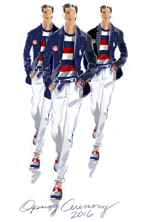 Polo Ralph Lauren 發布美國奧運旗手服與開幕式制服
