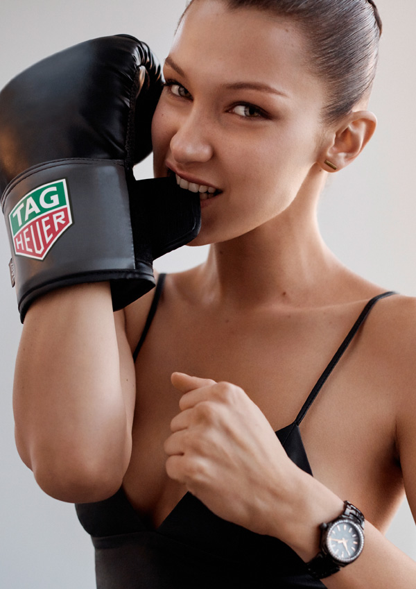 貝拉·哈迪德加入TAG Heuer泰格豪雅大家庭！