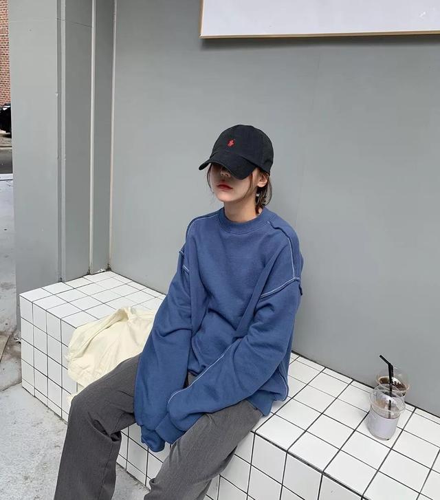 衛衣 闊腿褲