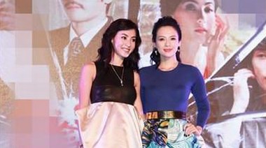 章子怡同框張柏芝：一個活力少女，一個老態大媽