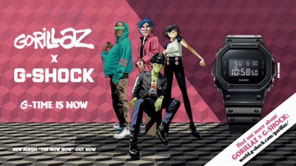 經典與傳奇 風潮再起——G-SHOCK×GORILLAZ推出合作限量禮盒