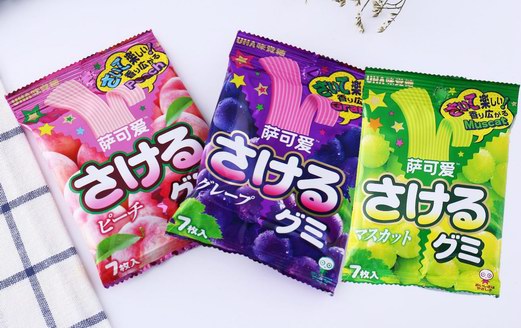 悠哈網紅廣告產品薩可愛撕撕軟糖國內上市