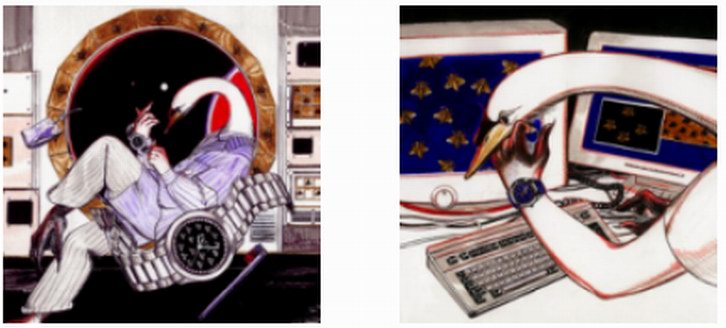 Gucci聯合三位藝術家打造創意插畫