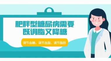 肥胖型糖尿病需要既調脂又降糖