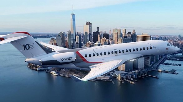 獵鷹10X：達索航空最大客艙私人飛機，將灣流和龐巴迪甩在身后