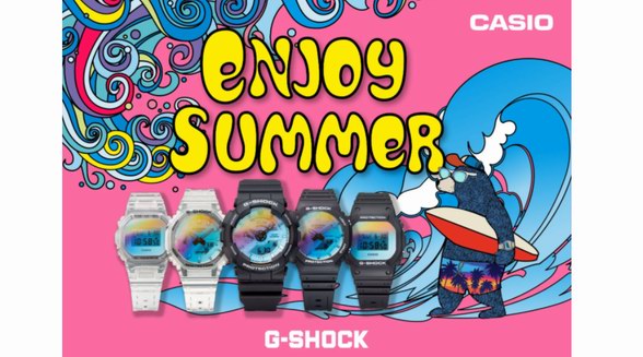 炫彩來襲，敢玩敢潮！G-SHOCK 夏日炫色系列炫動(dòng)夏日