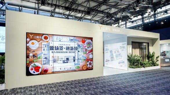 廚房不好裝？三翼鳥AWE首發嵌入式廚居源場景，40多套方案供您選！