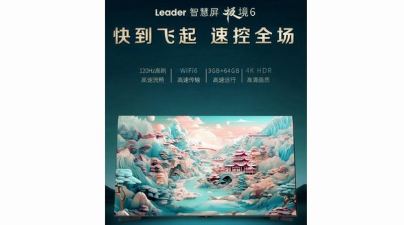 刷新行業：WiFi6、藍牙5.2、一碰投屏，Leader小超跑智慧屏預售！