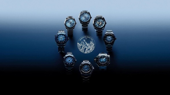 全新歐米茄海馬系列Seamaster in Summer Blue腕表，更深、更藍、更未來